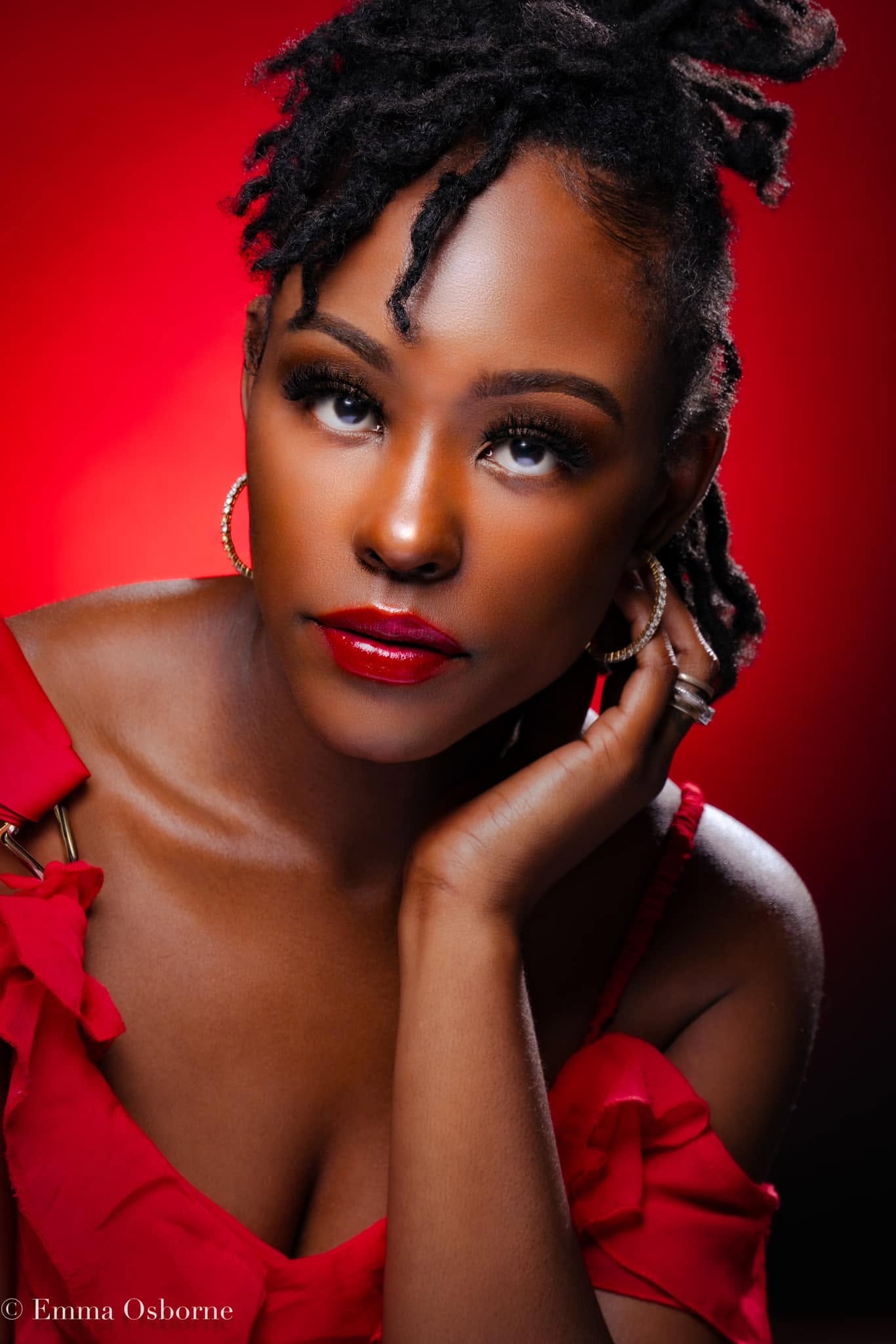 red-model-photo Red Studio Portrait Shoot - StudioEm Productions